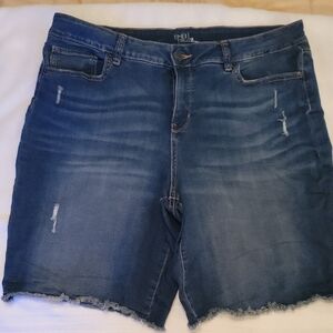 Blue Denim Women's Shorts